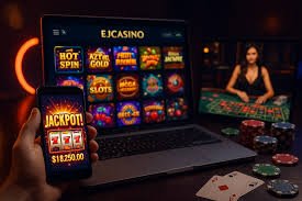 Menu sidebar desktop baja slot dengan kategori permainan dan fitur akun